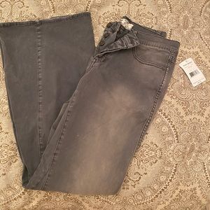 Free people gray bell bottoms